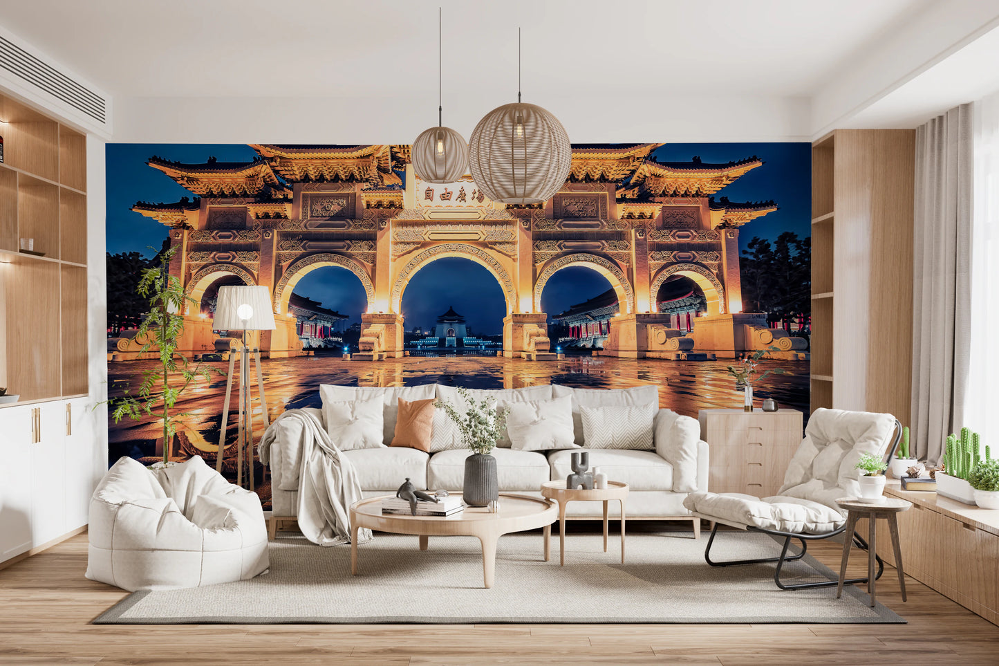 Lanternes de Taipei (fresque murale)