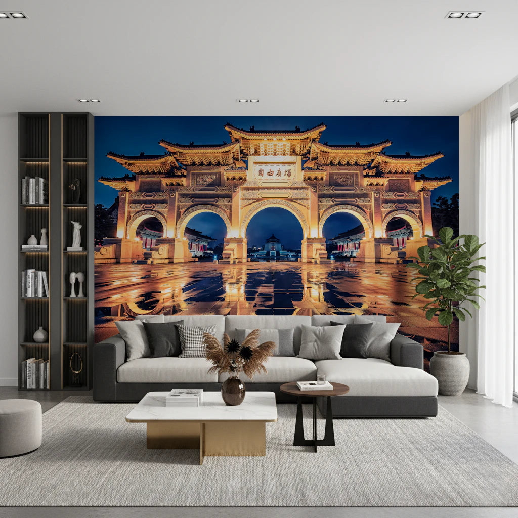 Lanternes de Taipei (fresque murale)