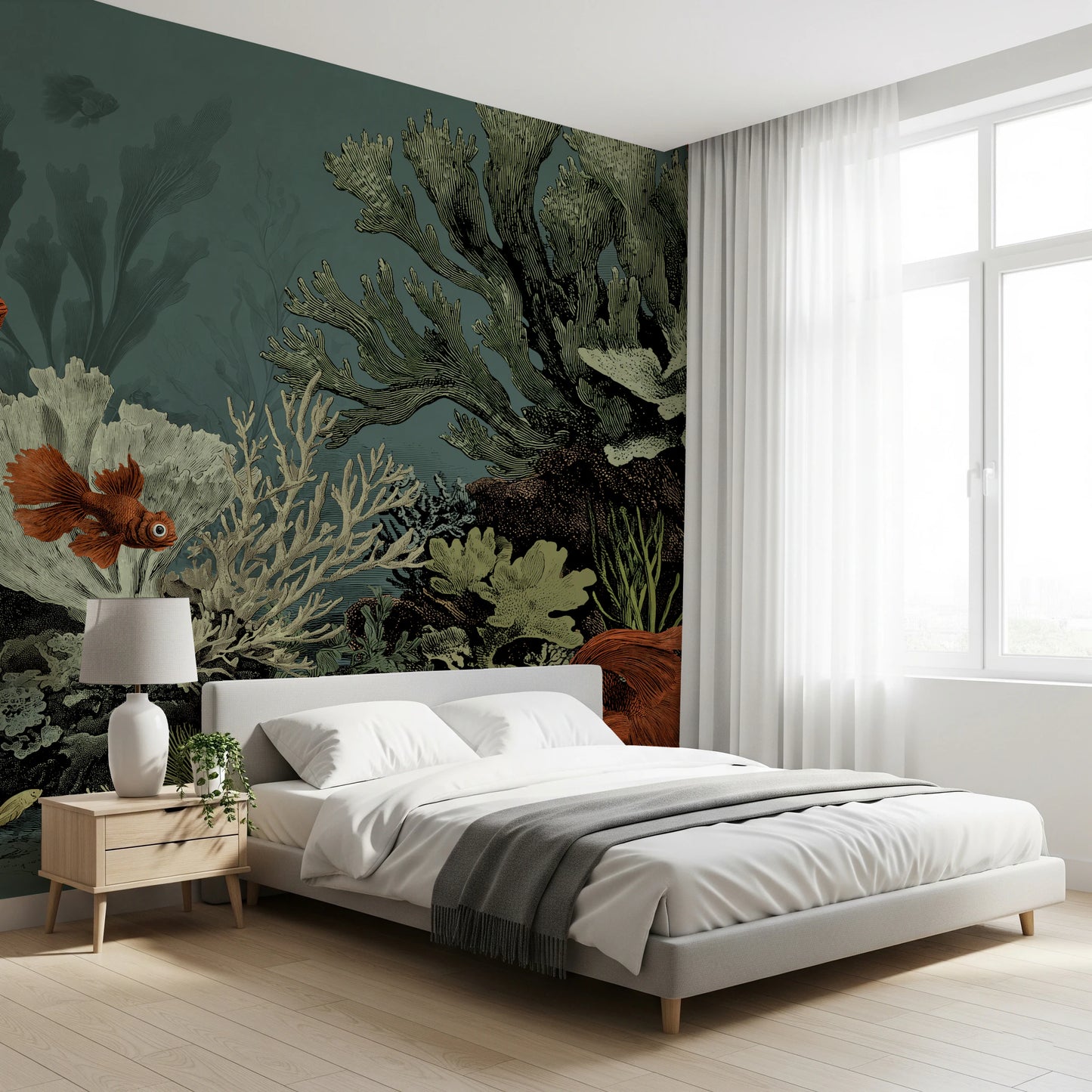 The Aquarium - Petrol Wall Mural