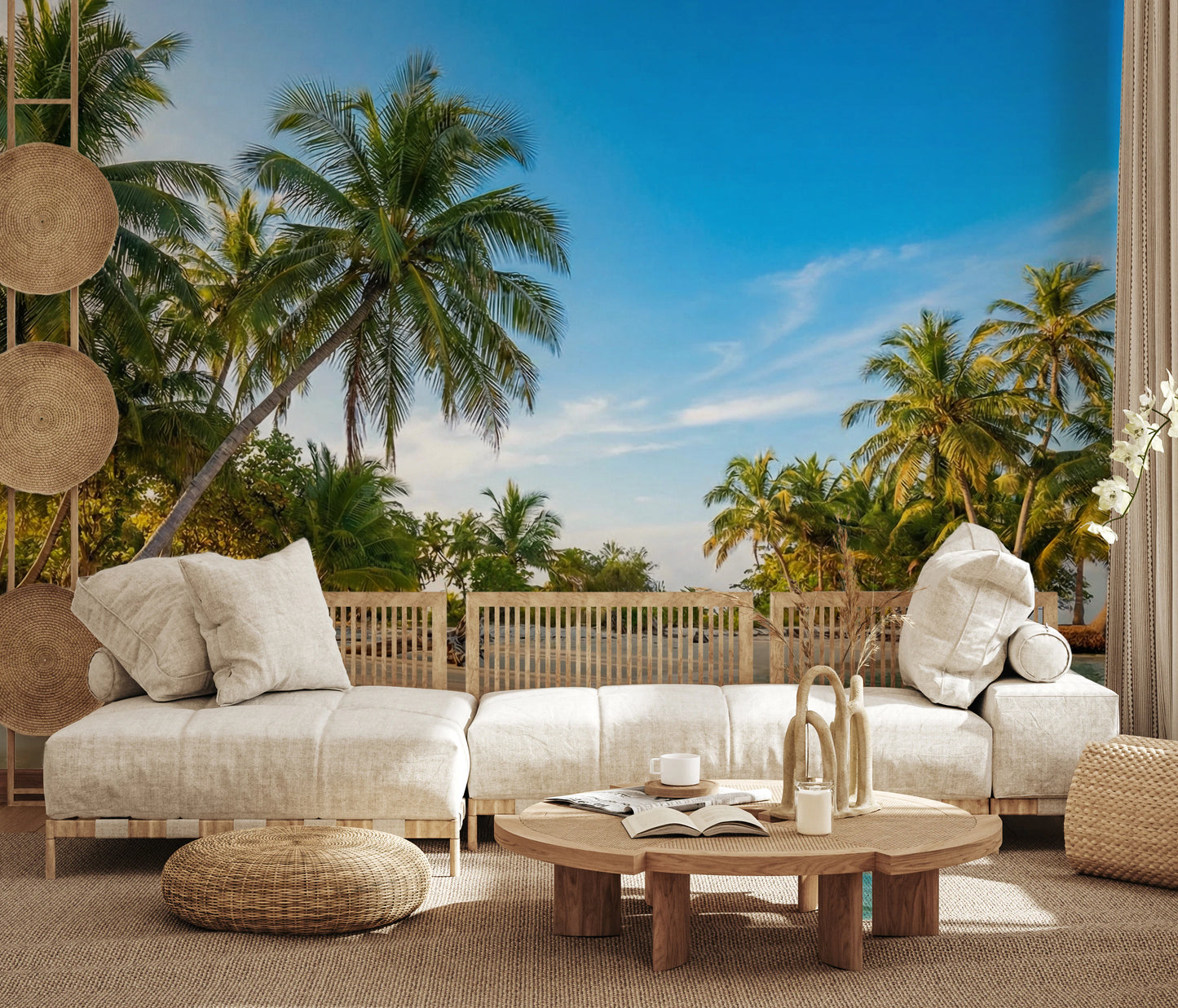 Fototapet cu insulă serenă