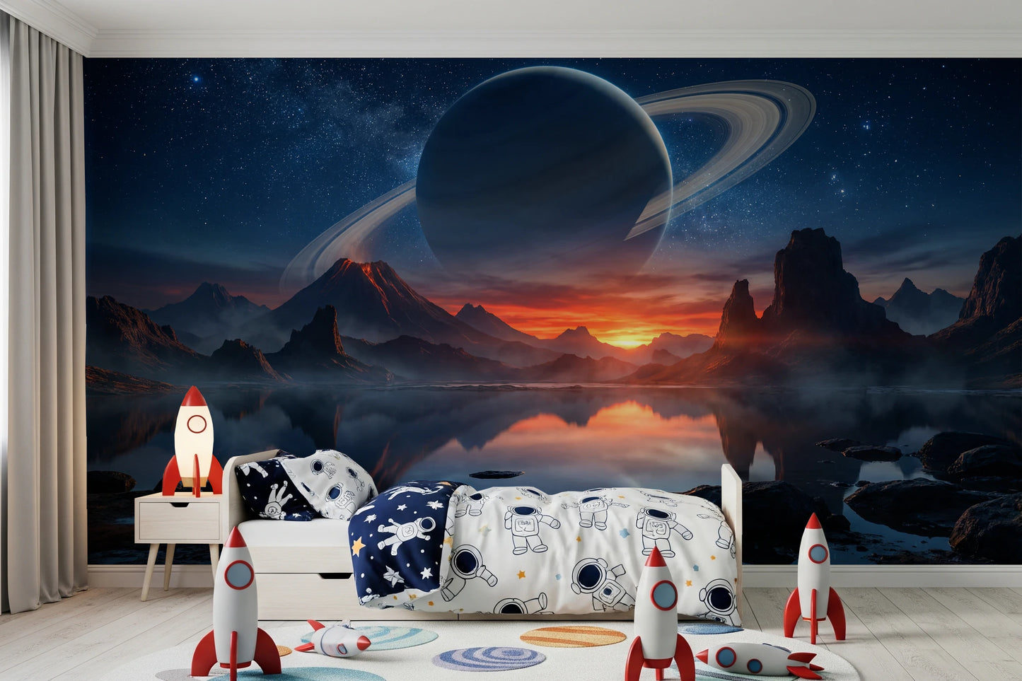 Fresque murale « Reflet cosmique »