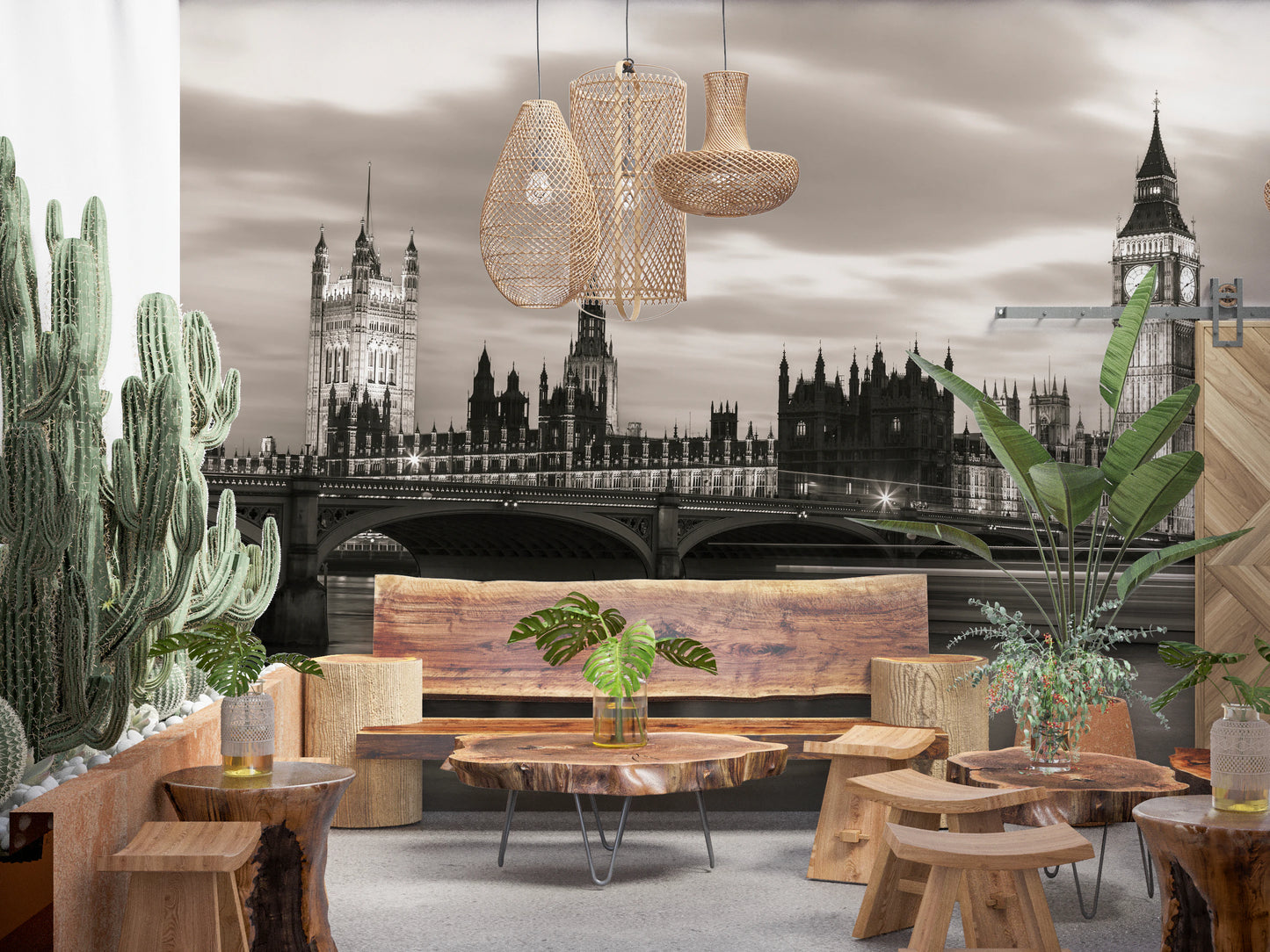 Londons Majestæt Vægmaleri