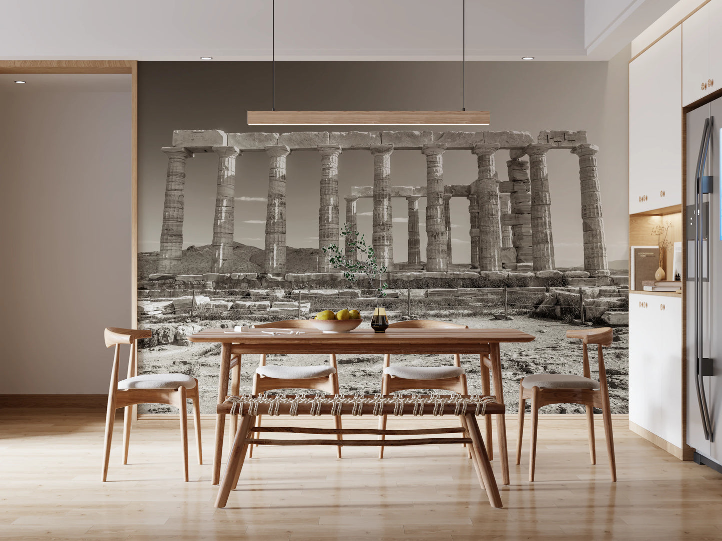 Poseidons tempel vægmaleri