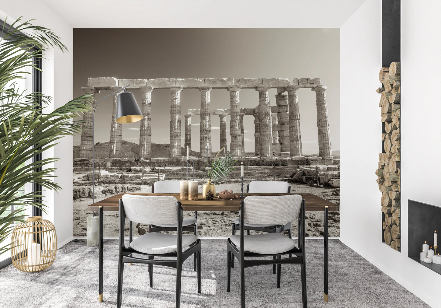 Poseidons tempel vægmaleri