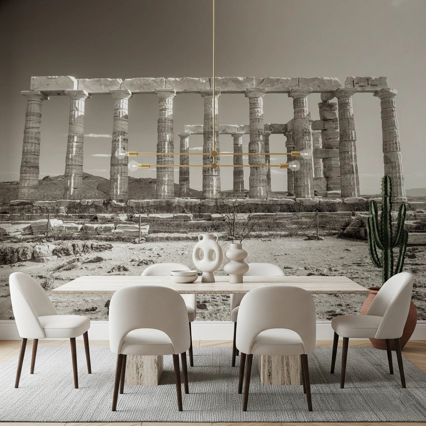 Poseidons tempel vægmaleri