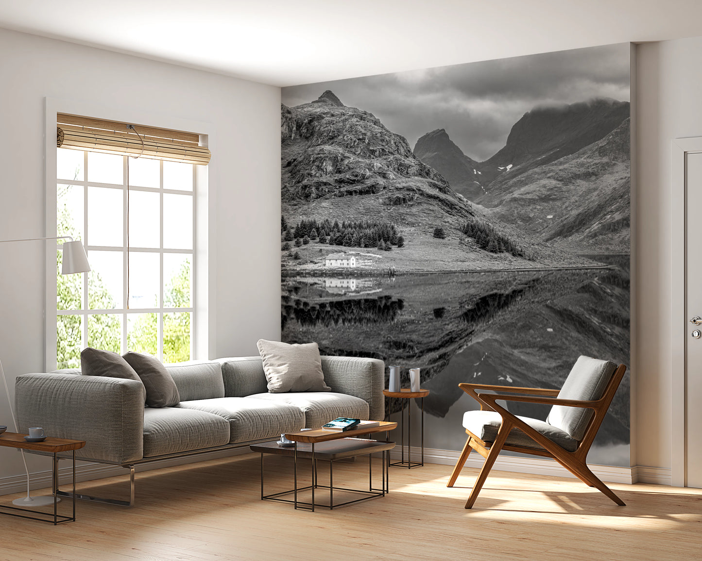 Fjord Skønhed Vægmaleri