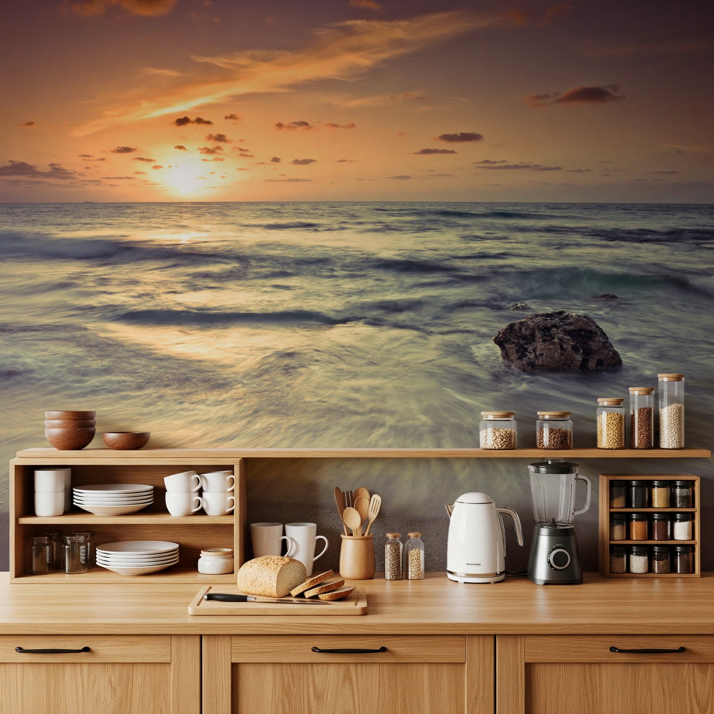 夕べの夢想の壁画