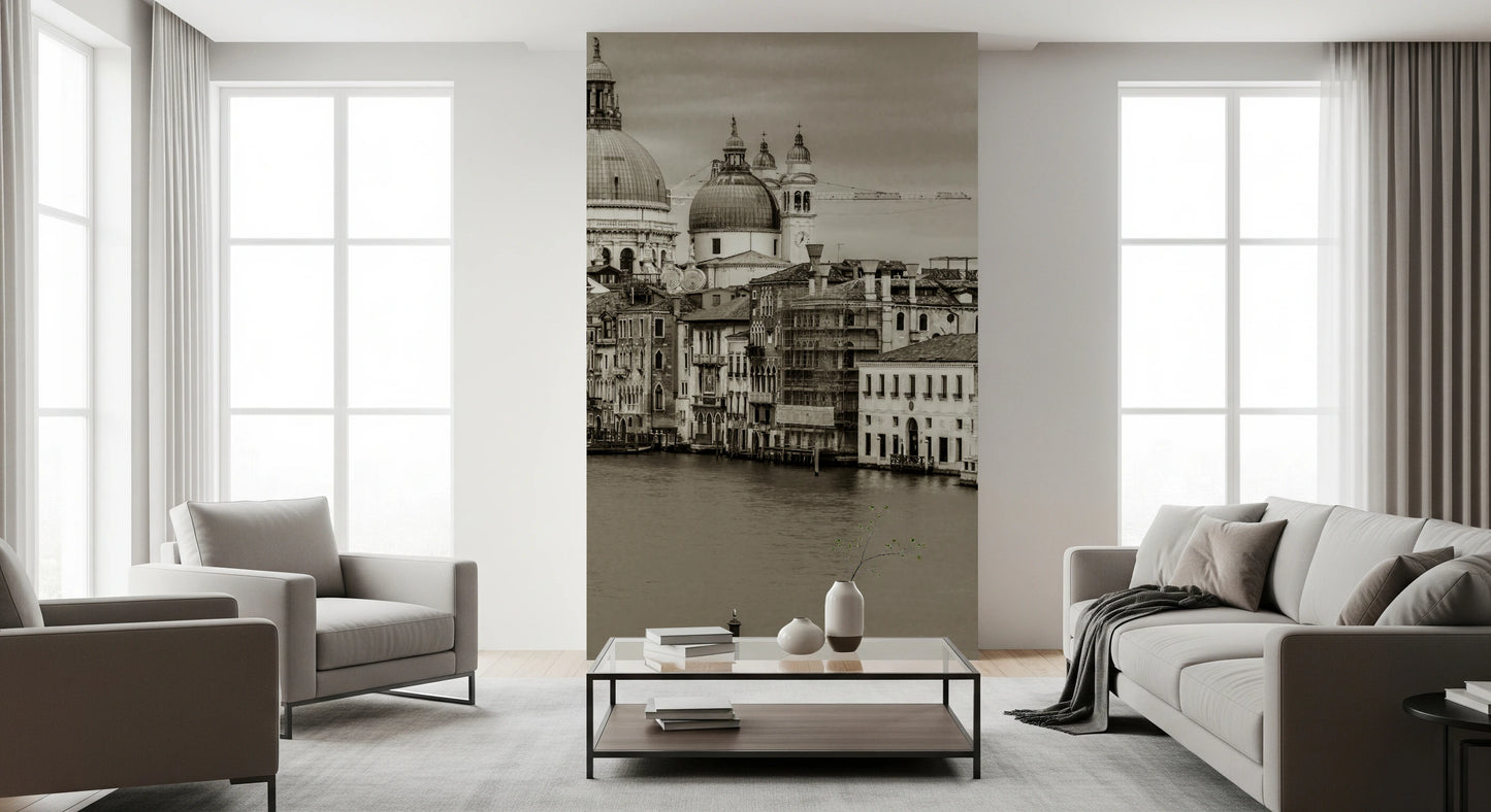 ヴィンテージのベニスの景色の壁画