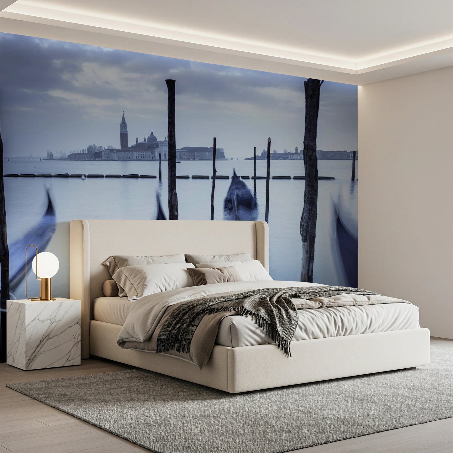 ラグーンのゴンドラの壁画