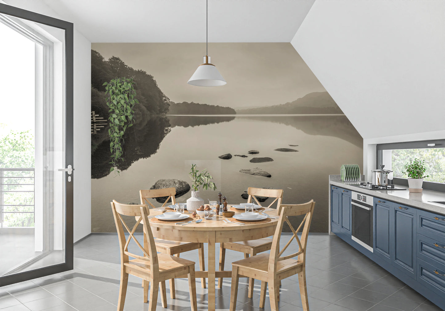 Järven rauha -seinämaalaus