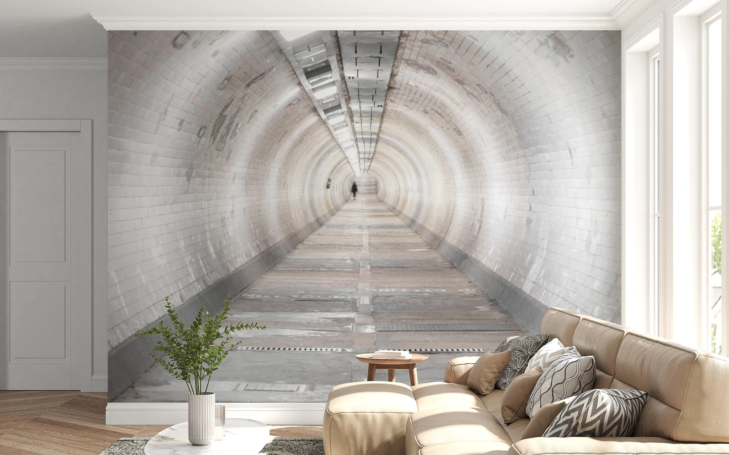 Salaiset käytävät -seinämaalaus