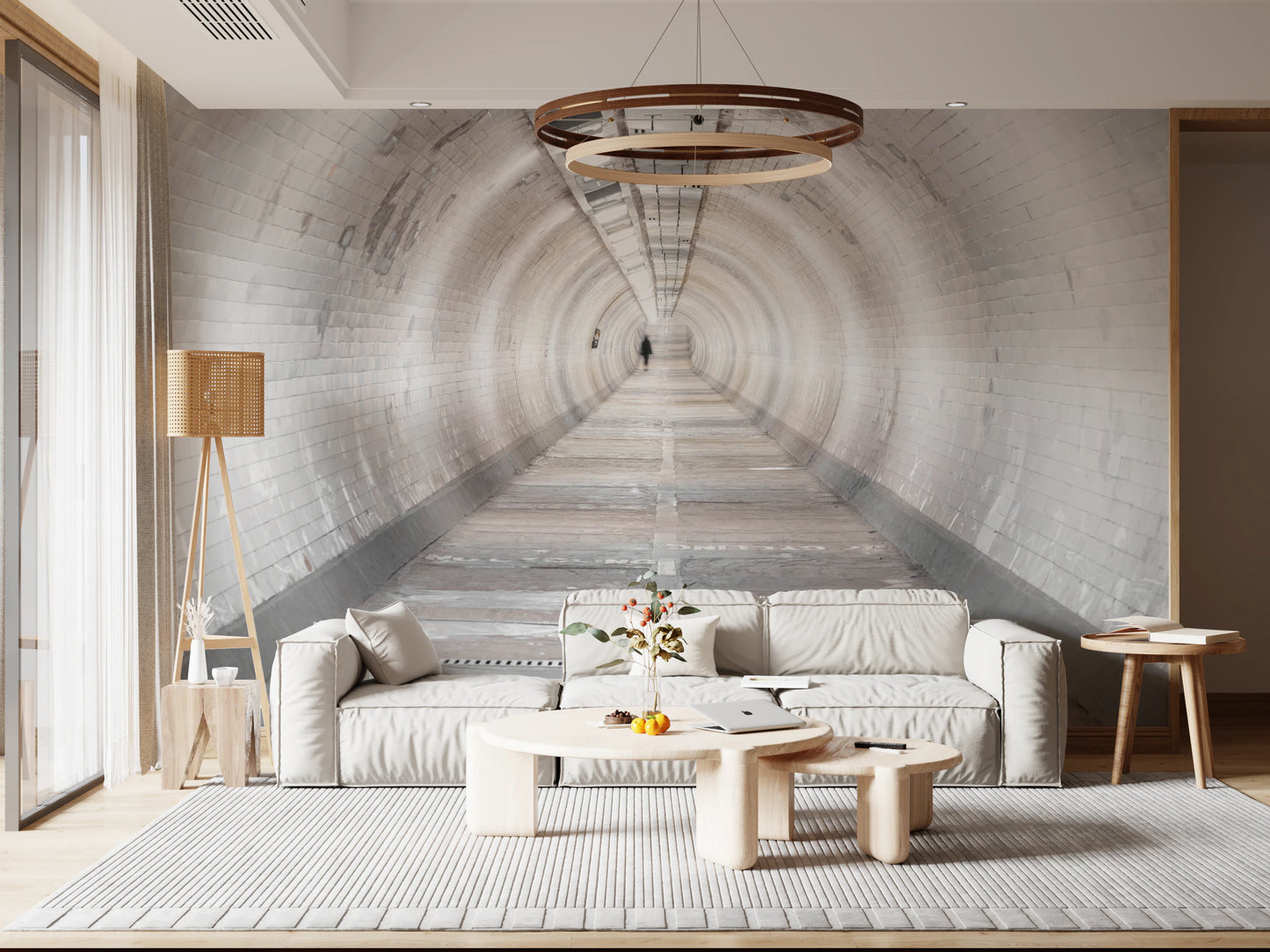 Salaiset käytävät -seinämaalaus