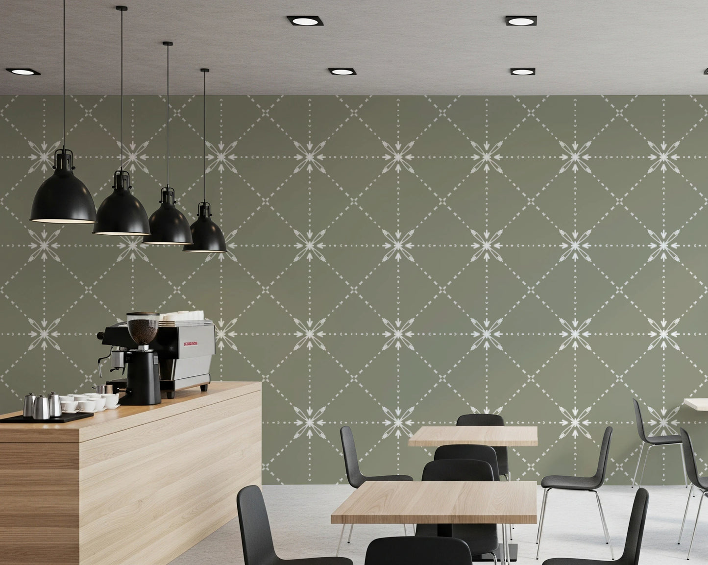 Sashiko Hana-Goshi - Kraciasty ścieg kwiatowy na tapecie szałwiowej⁠