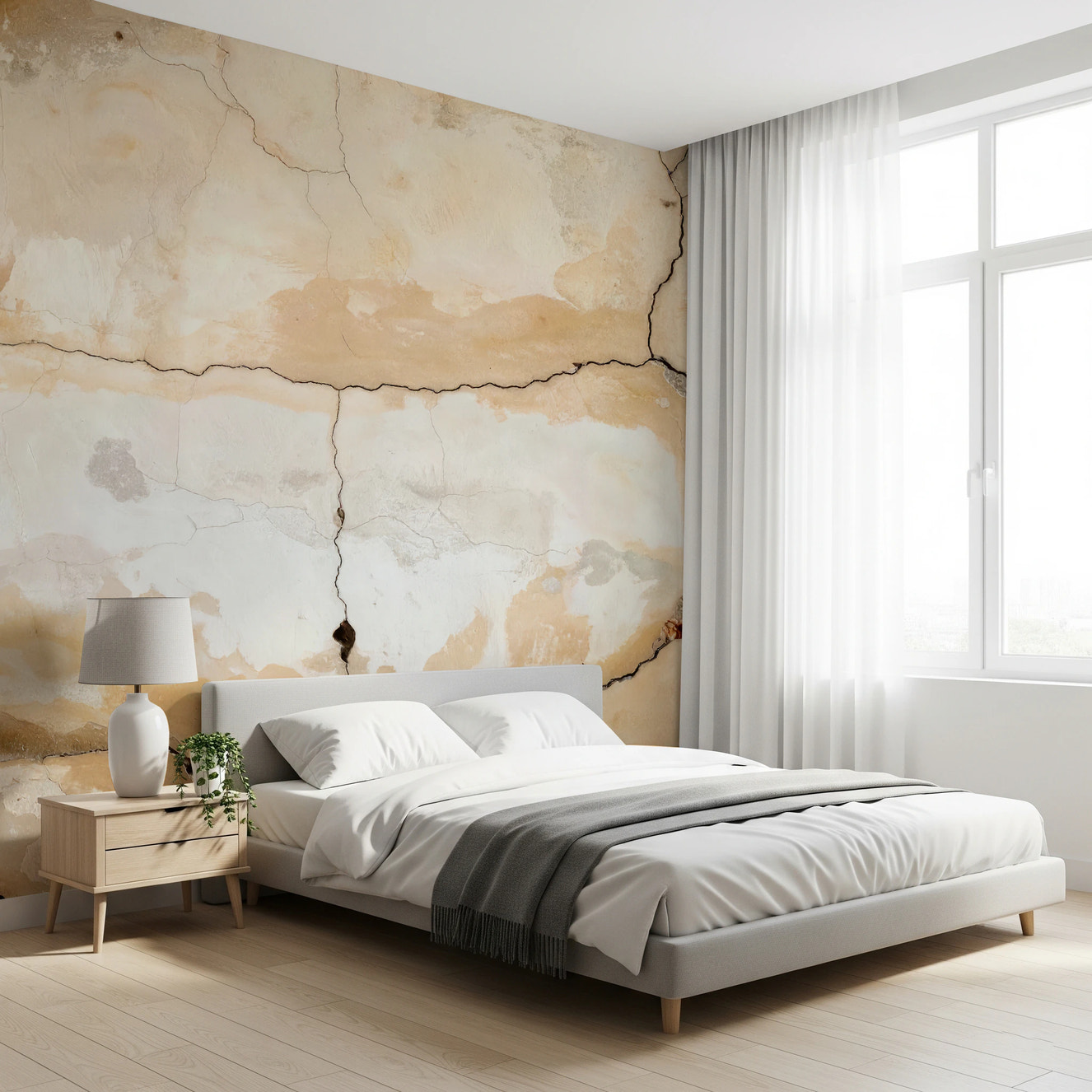 Murale con pareti invecchiate