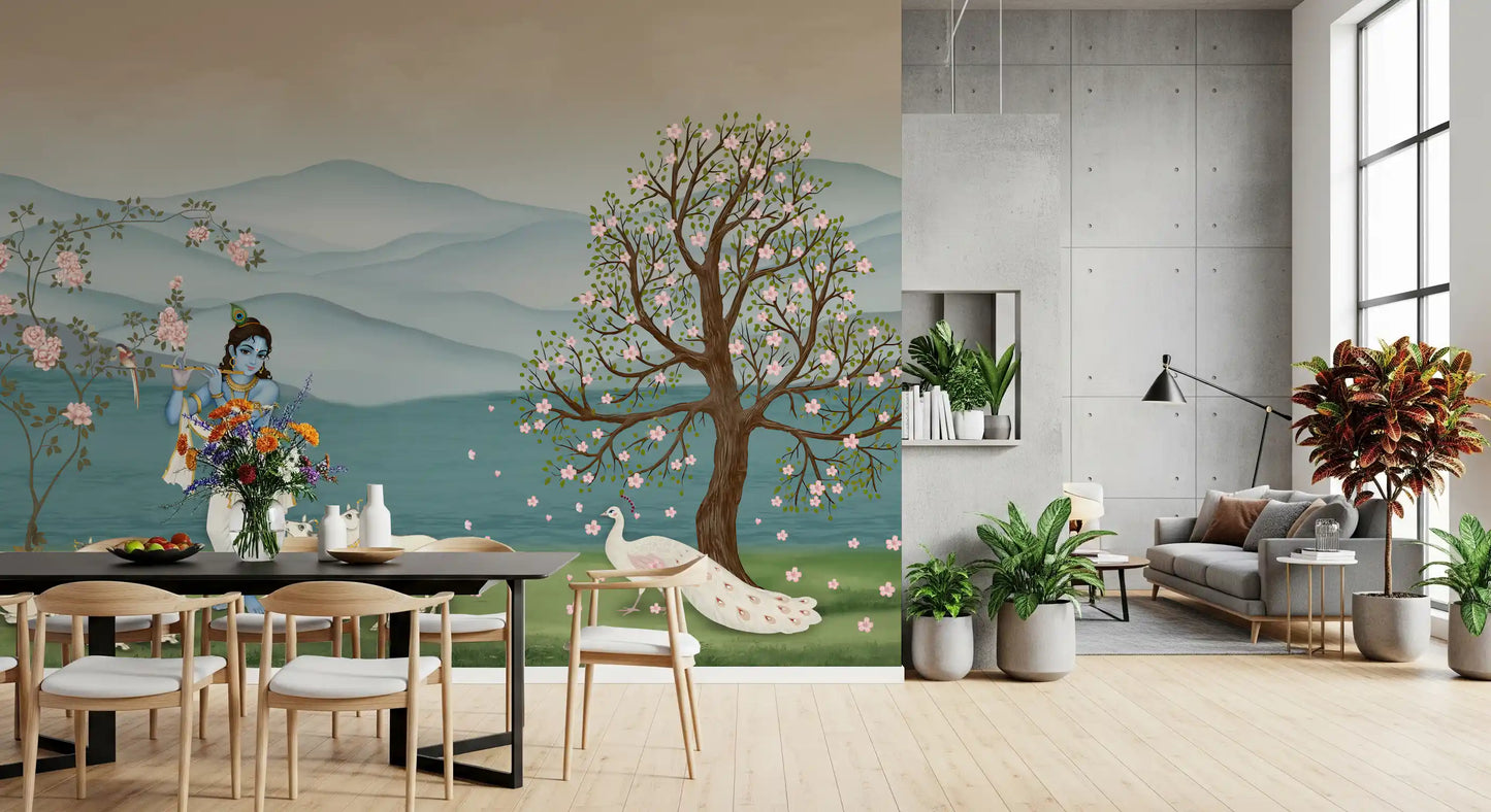Divine Serenity Garden Wall Mural