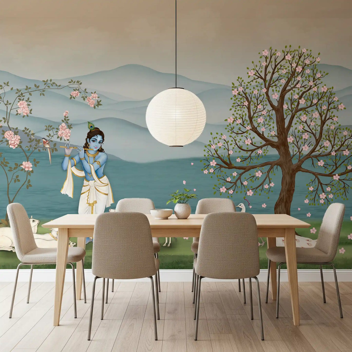 Divine Serenity Garden Wall Mural