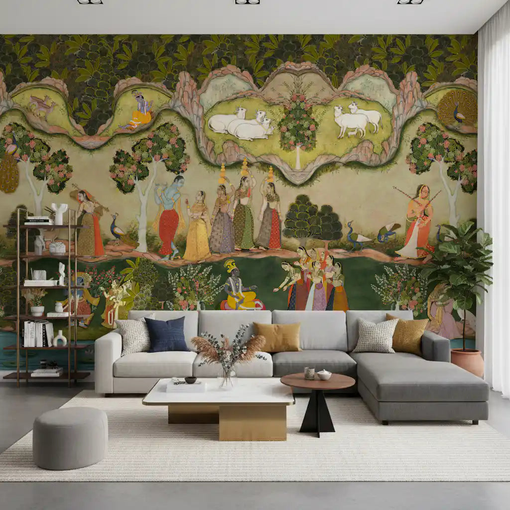 Divine Garden Serenade Wall Mural
