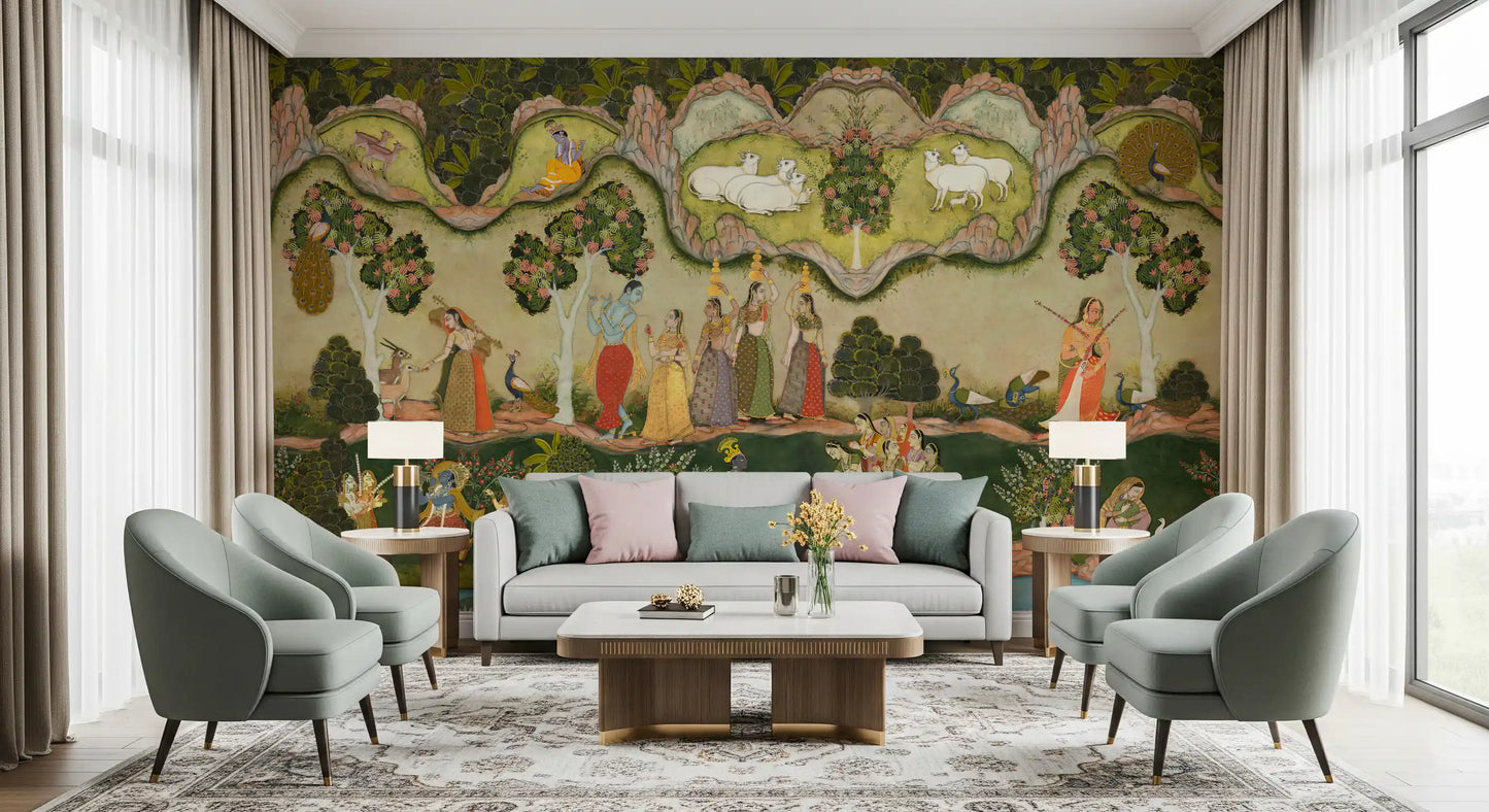 Divine Garden Serenade Wall Mural