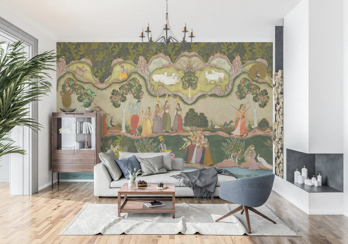 Divine Garden Serenade Wall Mural