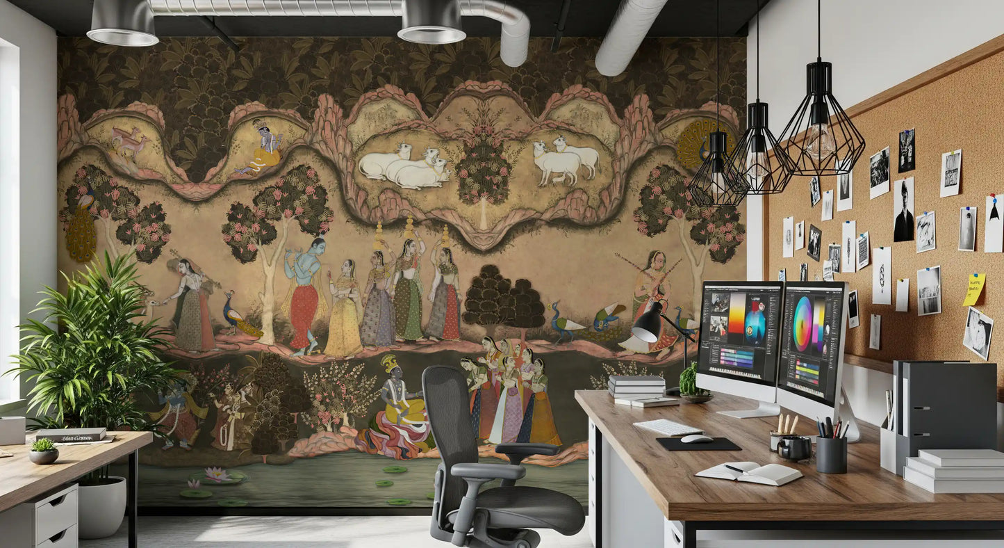 Timeless Indian Serenade Wall Mural