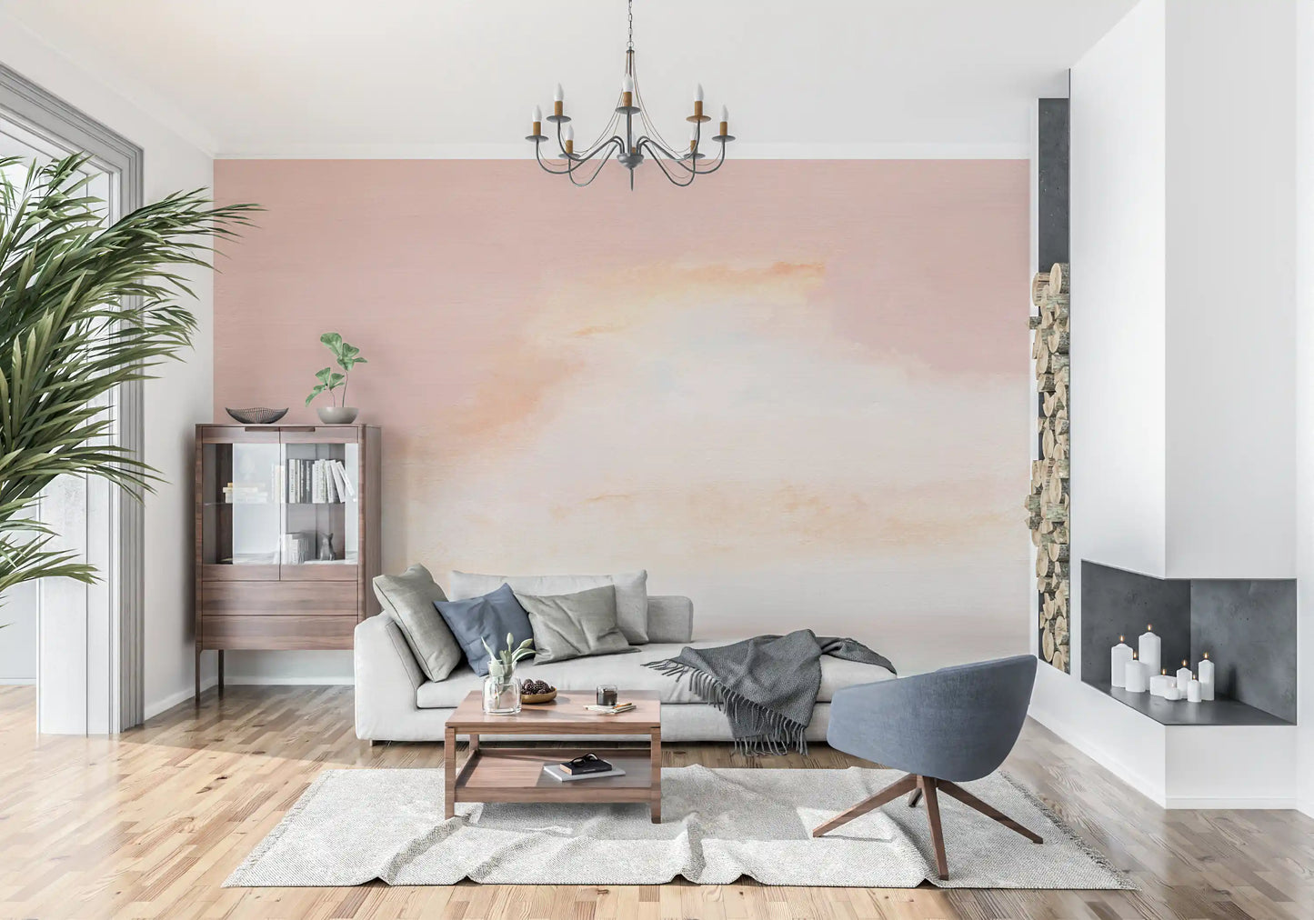 Ethereal Pastel Horizon Wall Mural