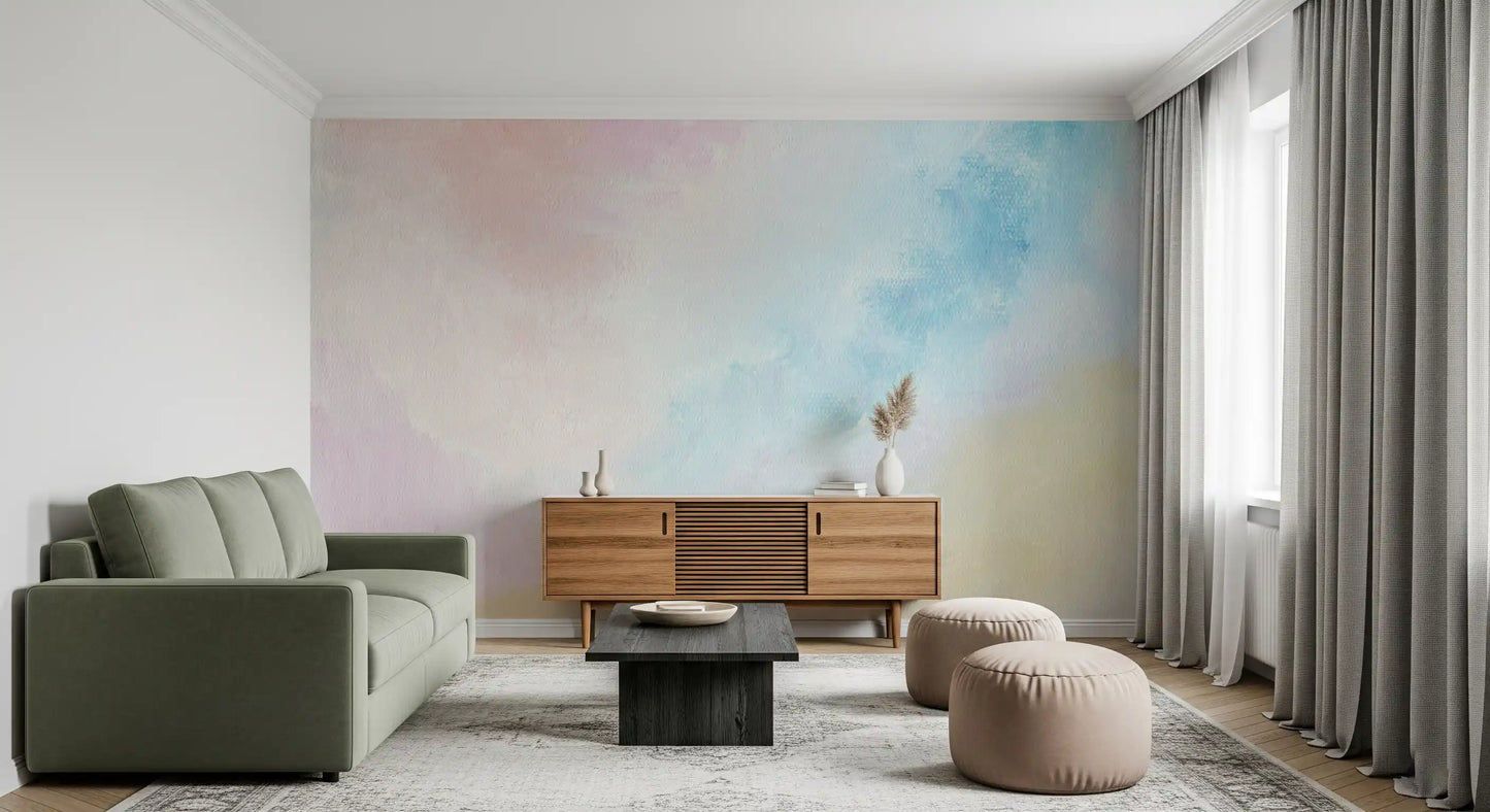 Ethereal Pastel Sky Wall Mural