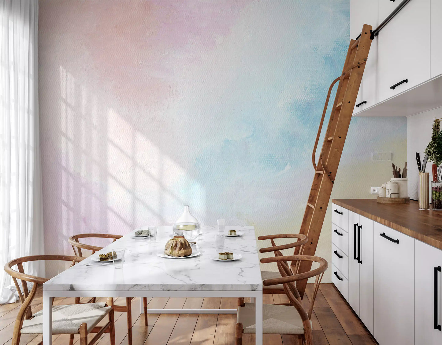 Ethereal Pastel Sky Wall Mural