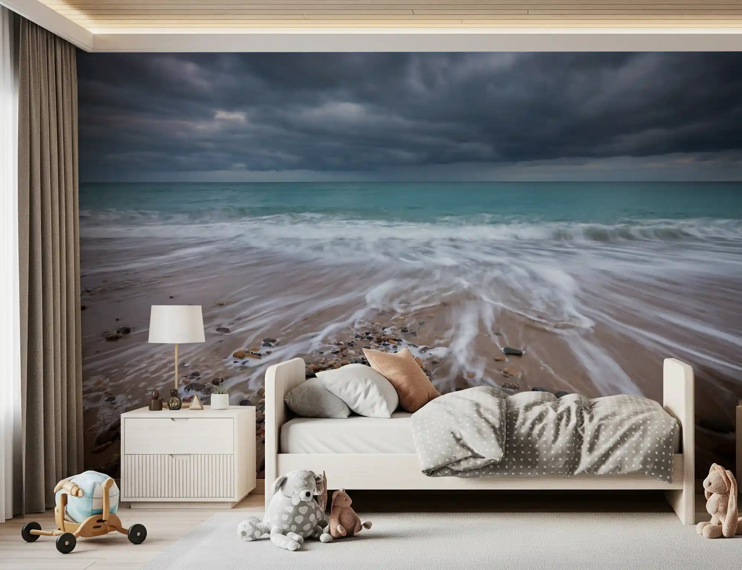 Coastal Horizon Flow Wall Mural