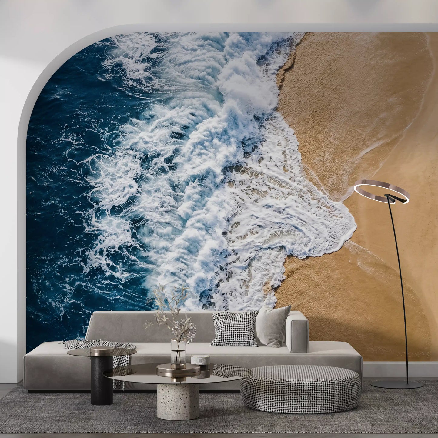Sea Vs Land Wall Mural