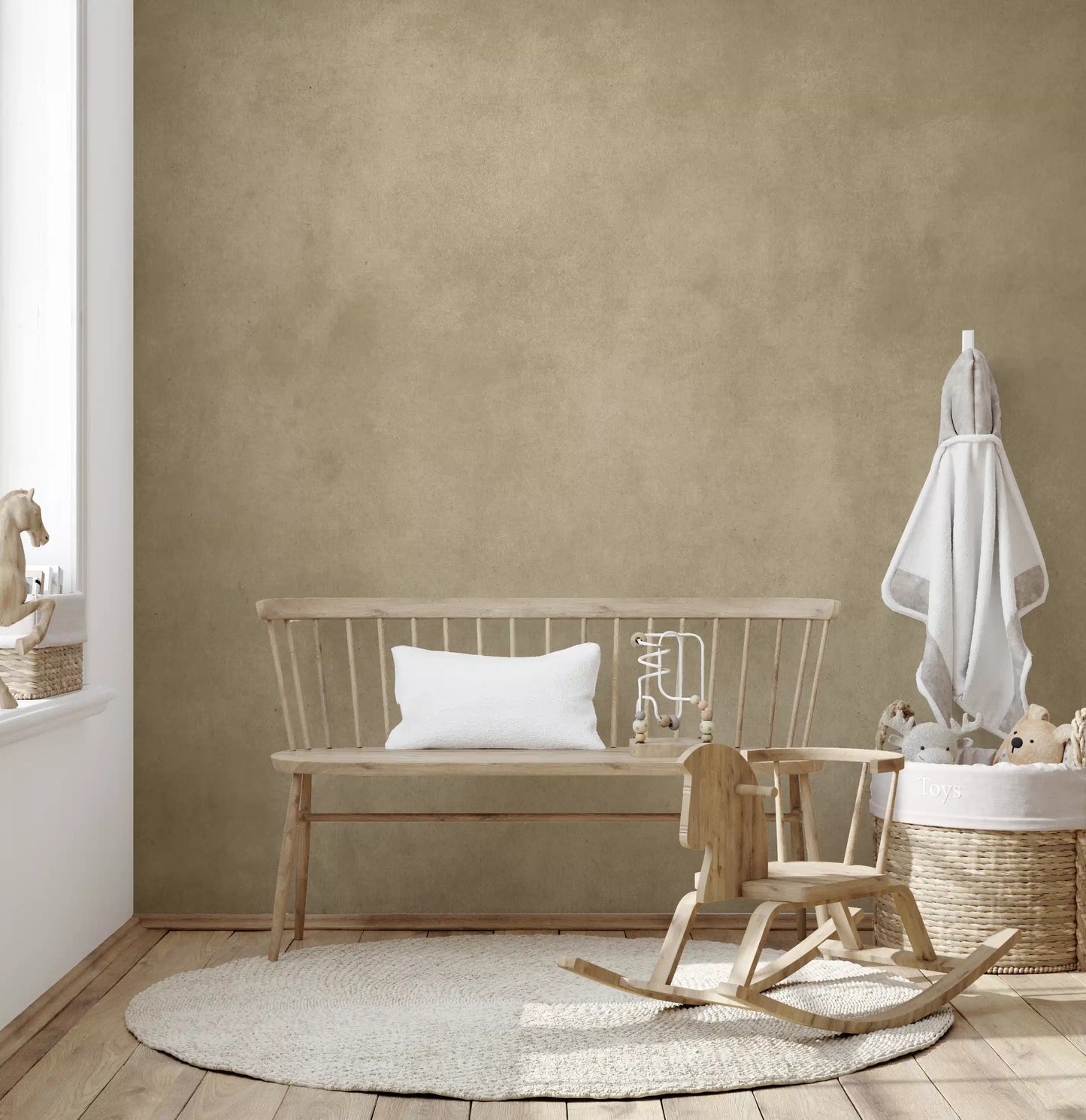 Dirty Paper - Chamois Wall Mural