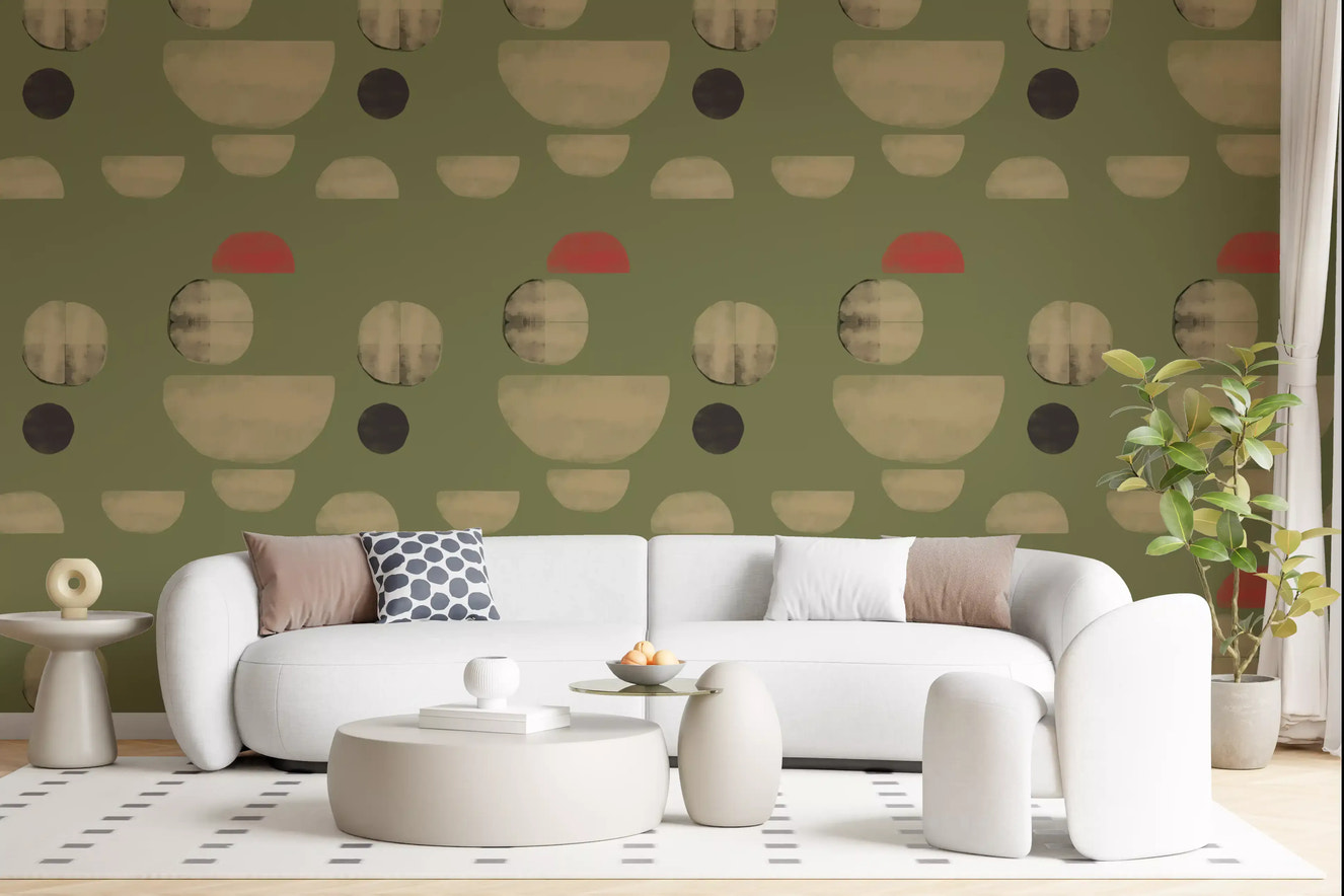 Formas abstractas de tierra Wallpaper⁠