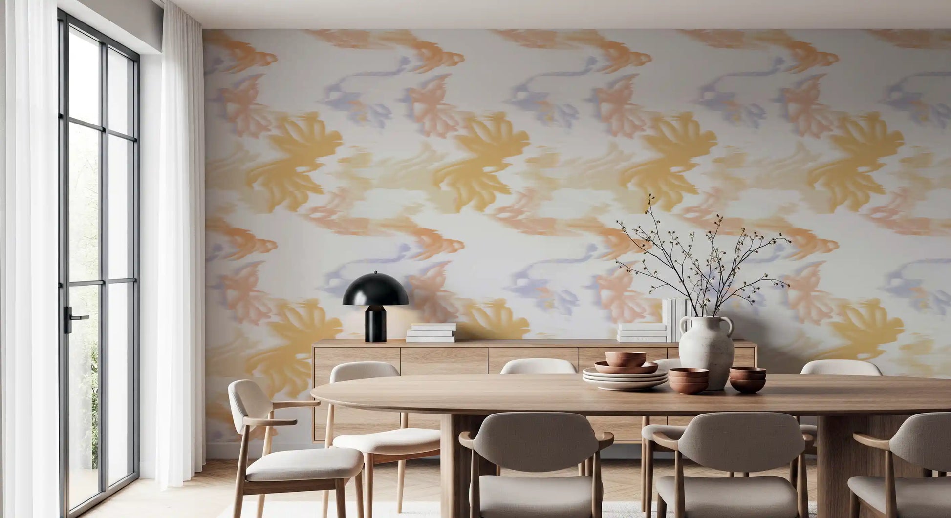 Lavado de Pastel Fluido wallpaper with airy color transitions and movement