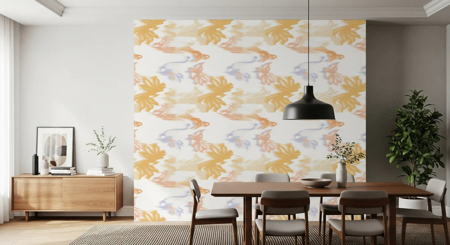 Lavado de Pastel Fluido wallpaper with blended pastel tones and flow pattern