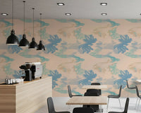 Aqua Drift Abstract wallpaper with airy blue hues and subtle movement