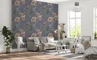 Vintage botanische Serenidad Tapete