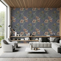 Vintage botanische Serenidad Tapete