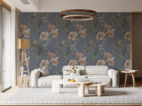 Vintage botanische Serenidad Tapete