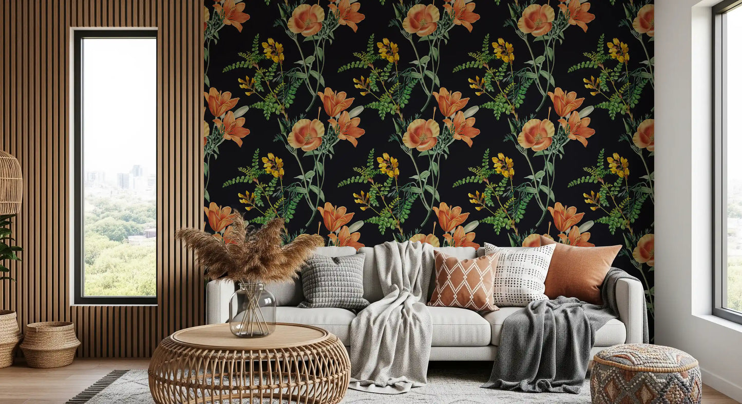 Papel de Parede Flor Nocturna