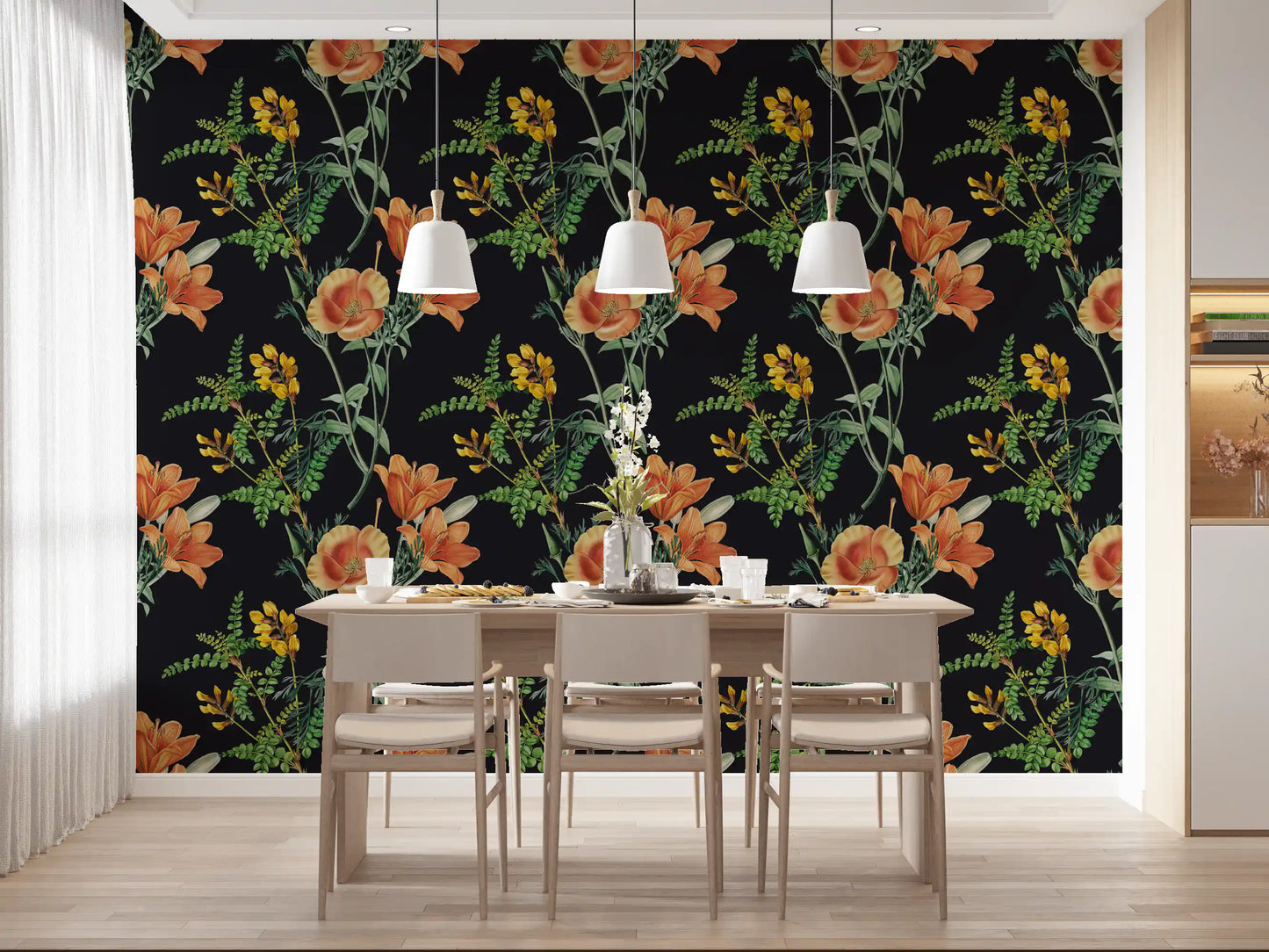 Papel de Parede Flor Nocturna