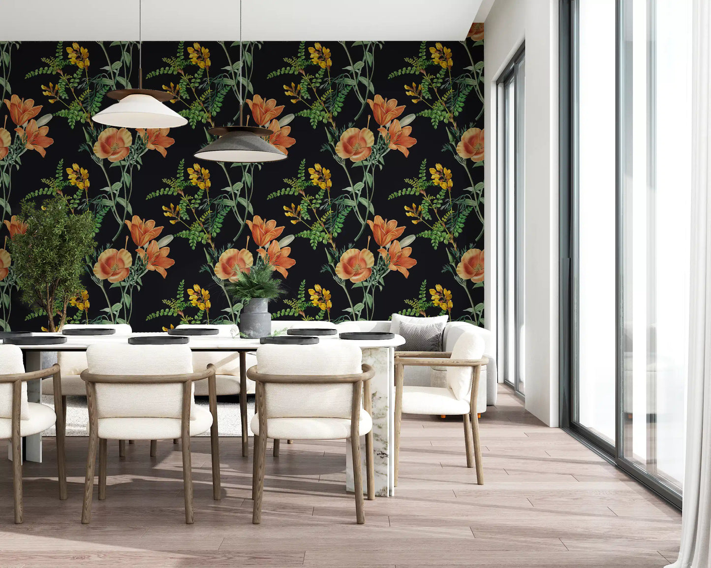Papel de Parede Flor Nocturna