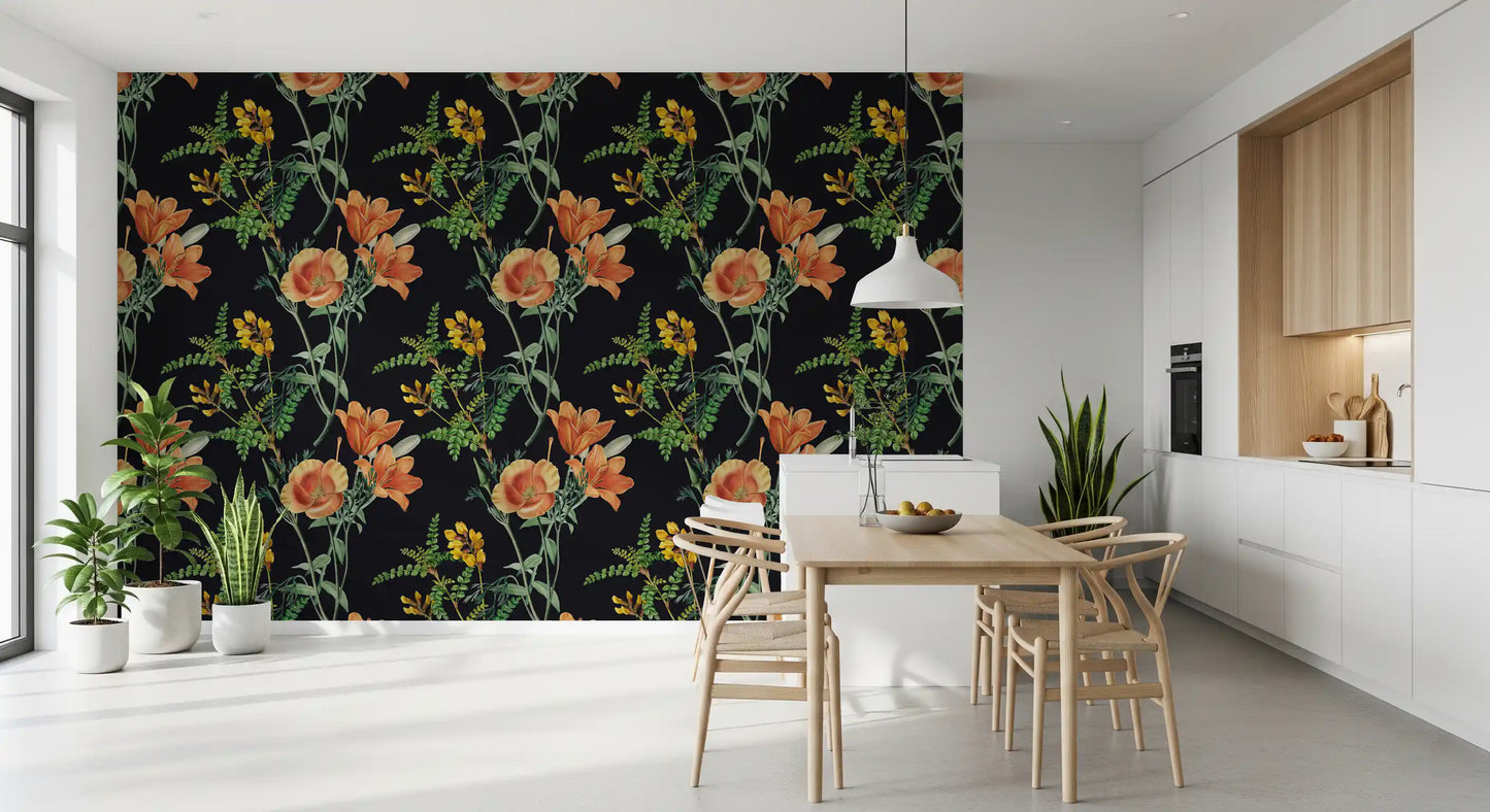 Papel de Parede Flor Nocturna