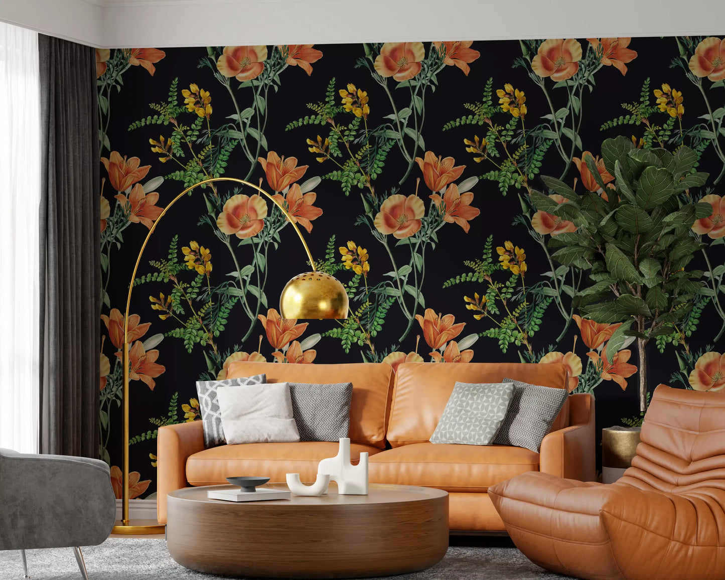 Papel de Parede Flor Nocturna