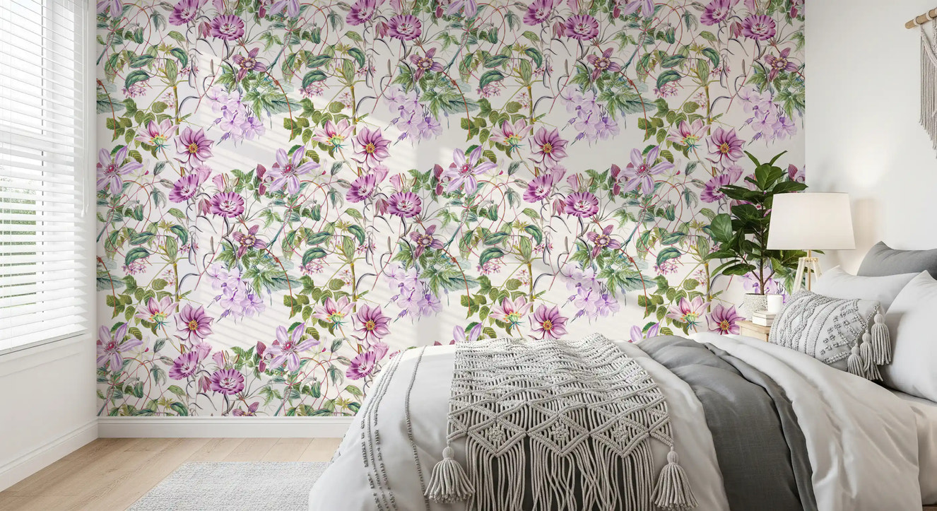 Papier peint Cascada de floración intemporel