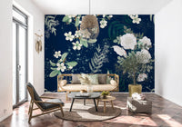 Star-lit Flower Garden Wall Mural