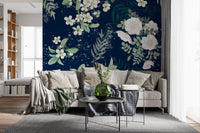 Star-lit Flower Garden Wall Mural
