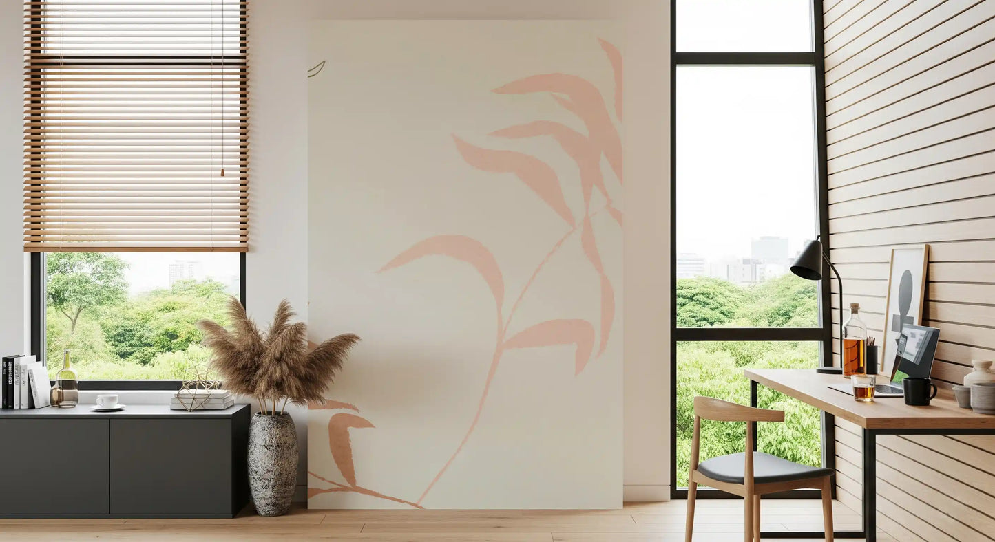 Frondas éthérées Papier Peint Mural