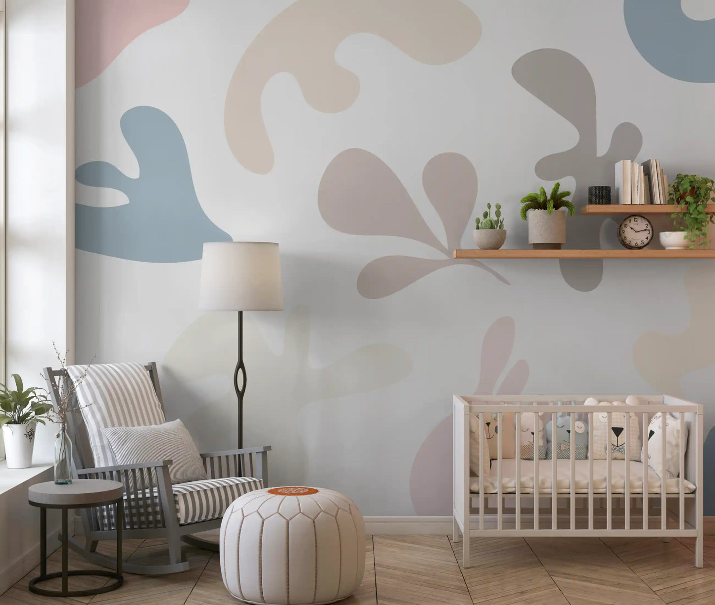 Murale da parete Forme organiche morbide