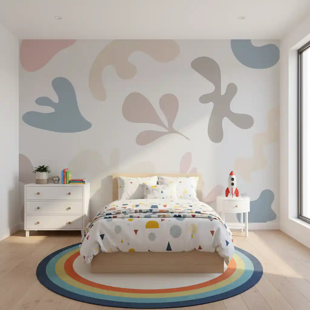 Murale da parete Forme organiche morbide