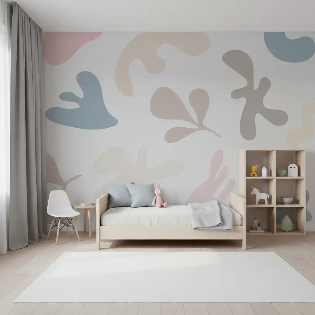 Murale da parete Forme organiche morbide