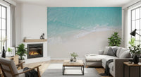 Coastal water wall mural carrying Coastal Serenity beach view